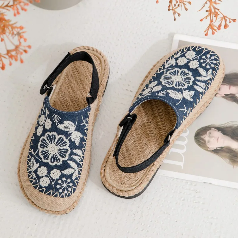 Ethnic Chic Fashion - Женские сандалии в стиле China-Chic: летние