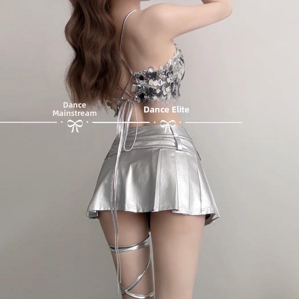 Ethnic Chic Fashion - Модный сексуальный серебристый топ 2026 года