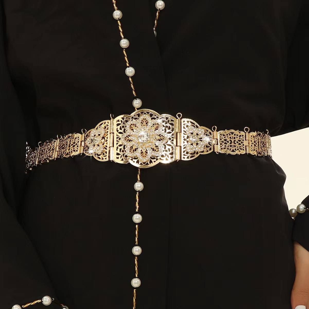 Ethnic Chic Fashion - Sunspicems шикарный марокканский кафтан пояс для