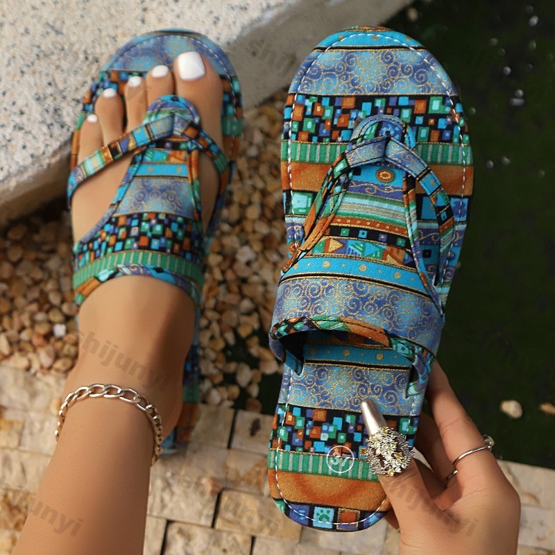 Ethnic Modern Fashion - Женские сандалии большого размера, новинка лета