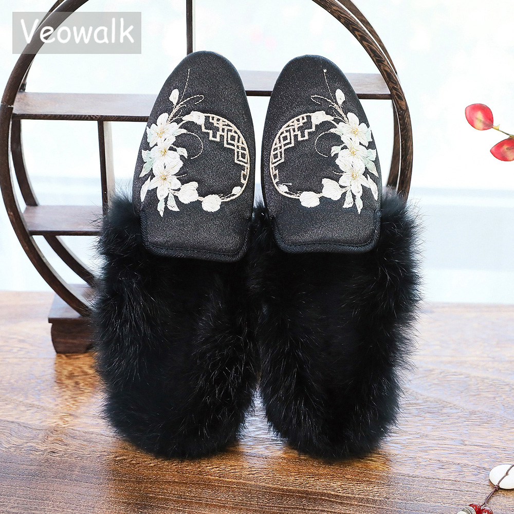 Ethnic Fashion Walk - Veowalk/зимние теплые пушистые женские модные хлопковые