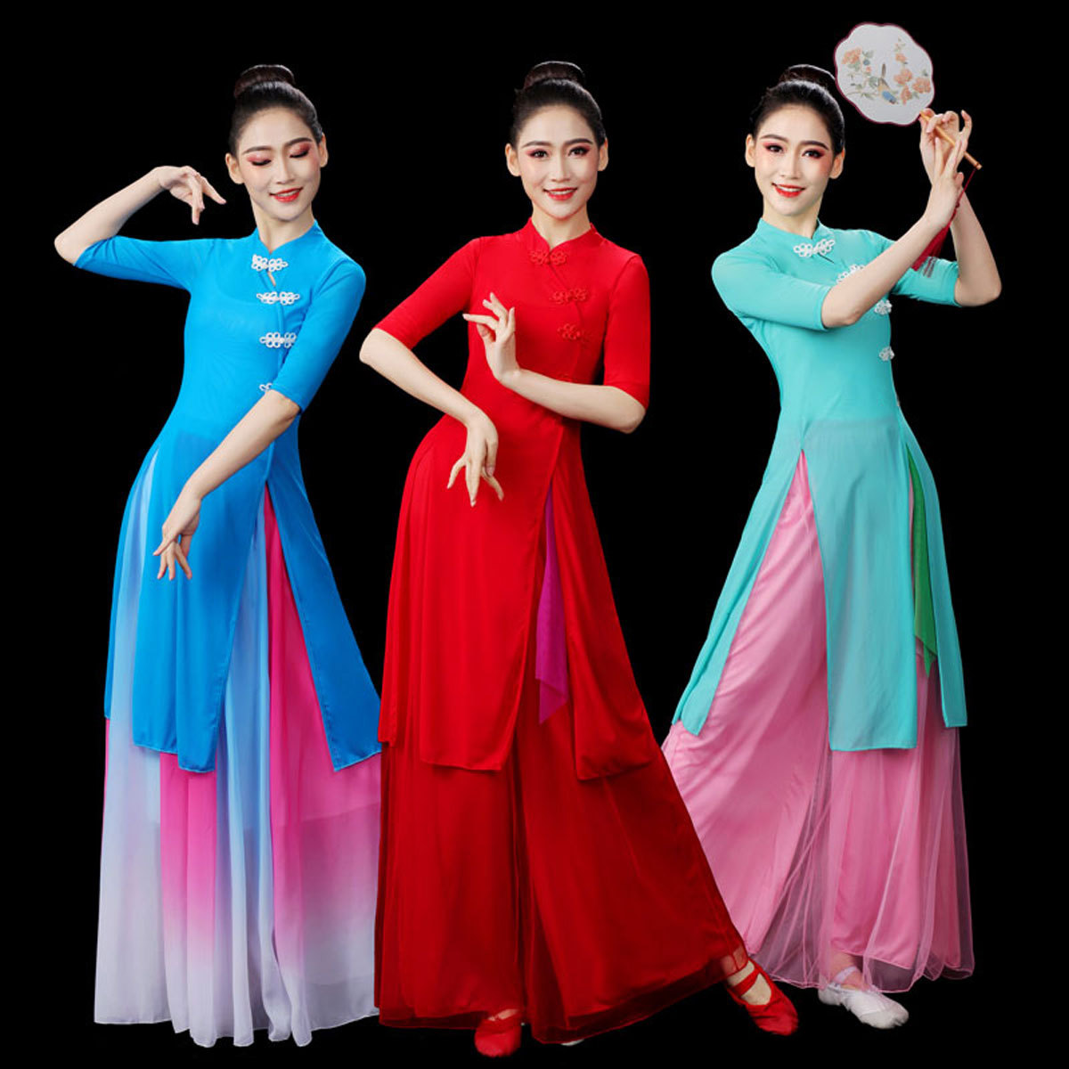 Ethnic Fashion Show - Женский классический танцевальный костюм в китайском