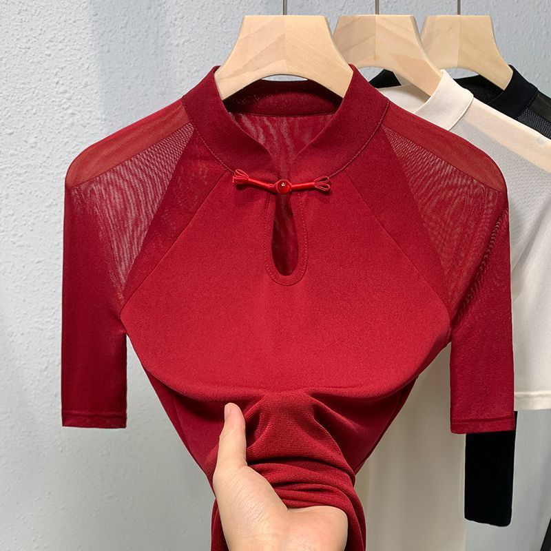 Сетчатая футболка с короткими  – обзор и цена Ethnic Chic Fashion