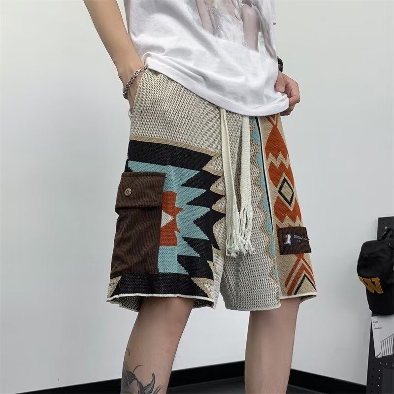 Мужские вязаные шорты в стиле  – обзор и цена Ethnic Chic Fashion