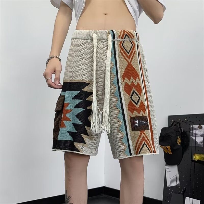 Мужские вязаные шорты в стиле  – обзор и цена Ethnic Chic Fashion